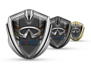 Infiniti Emblem Fender Abzeichen Sportlicher Stil Glänzend